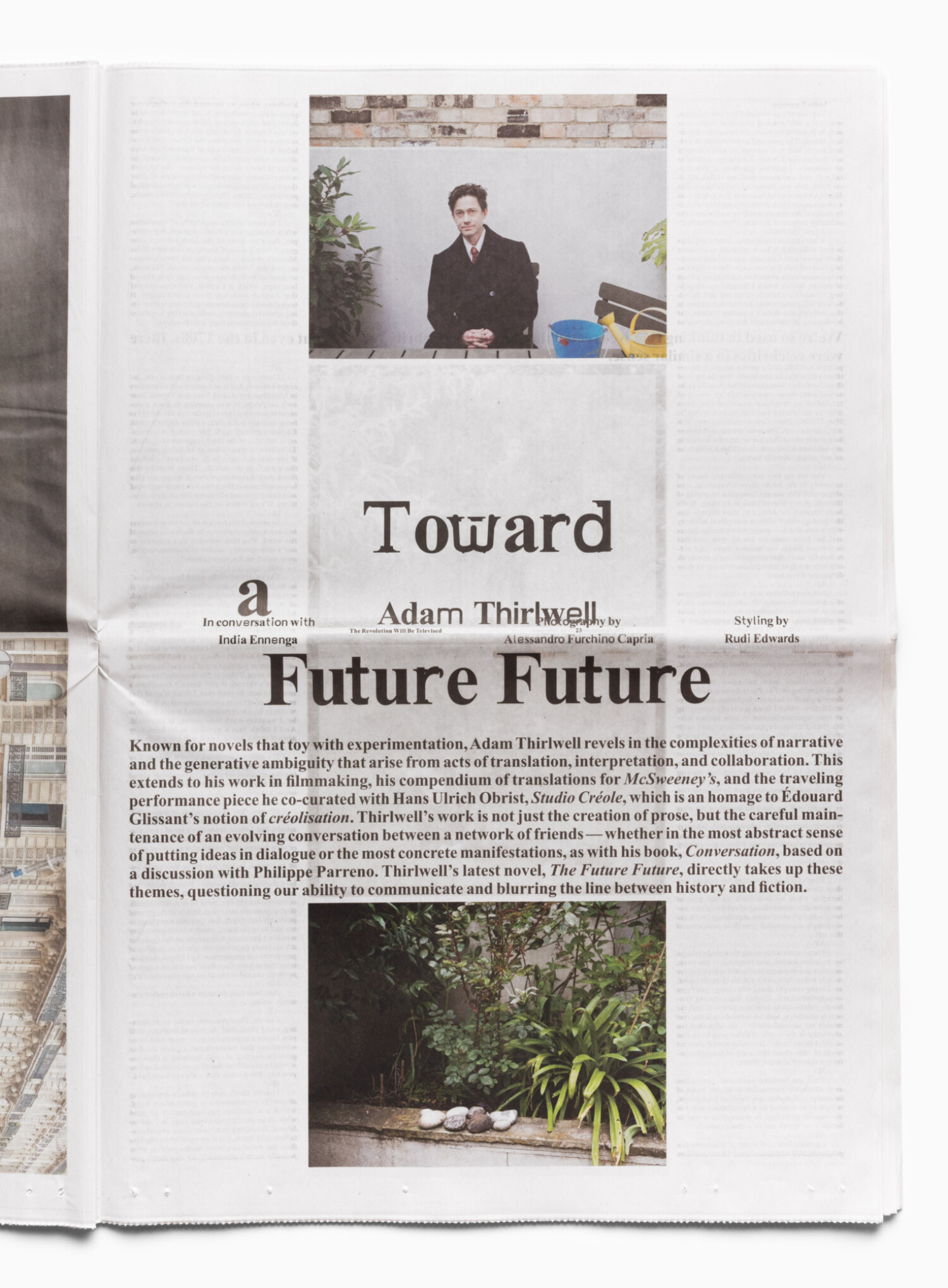 Michel Egger Naima Issue 02 Newspaper Adam Thirwell