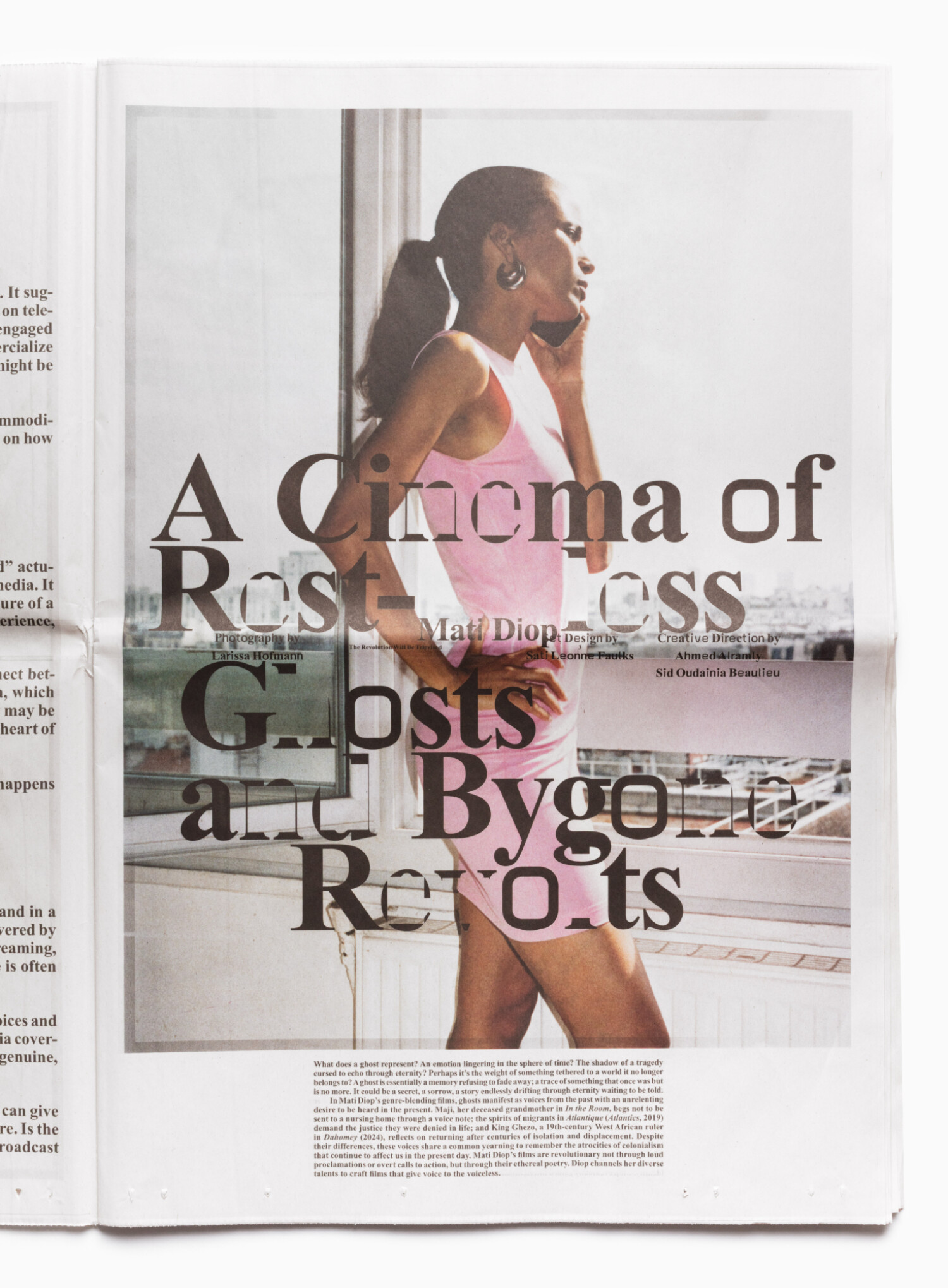 Michel Egger Naima Issue 02 Newspaper Mati Diop