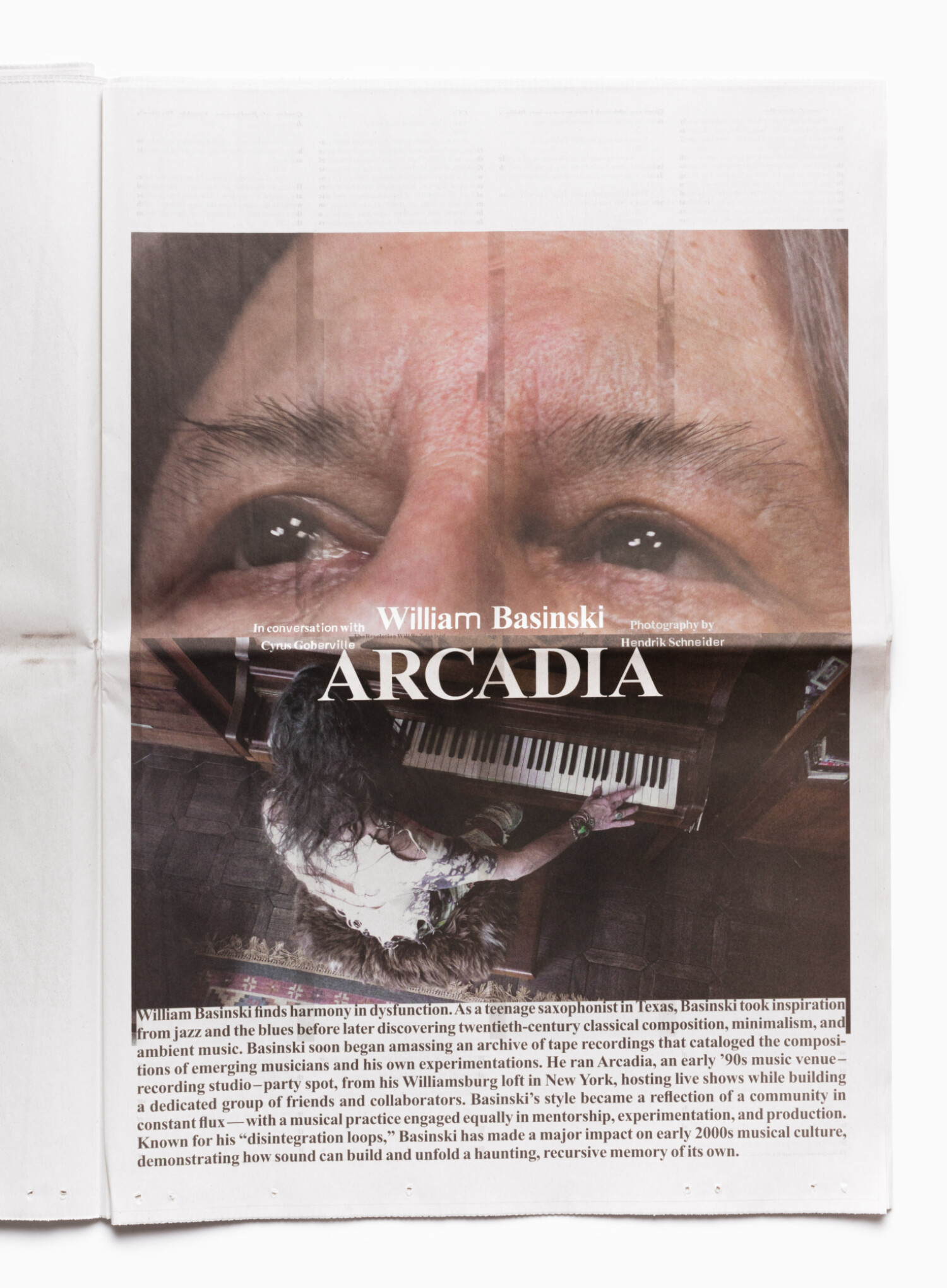 Michel Egger Naima Issue 02 Newspaper William Basinski