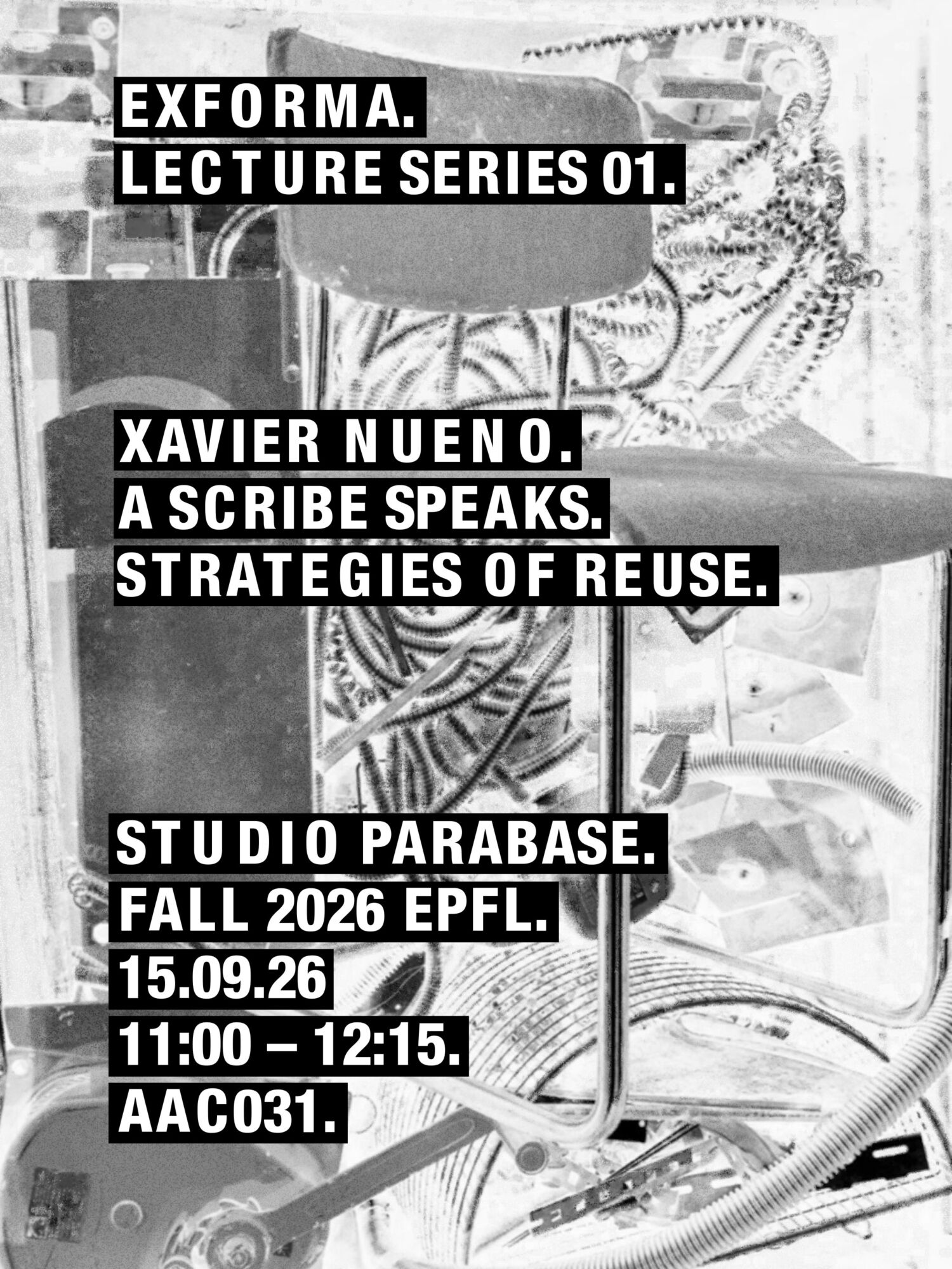 Exforma epfl lectureseries 01 Xavier Nueno